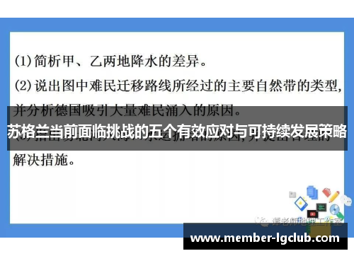 苏格兰当前面临挑战的五个有效应对与可持续发展策略 苏格兰当前面临挑战的五个有效应对与可持续发展策略